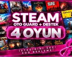 İSTEDİĞİNİZ 4 OYUN OTOMATİK TESLİMAT