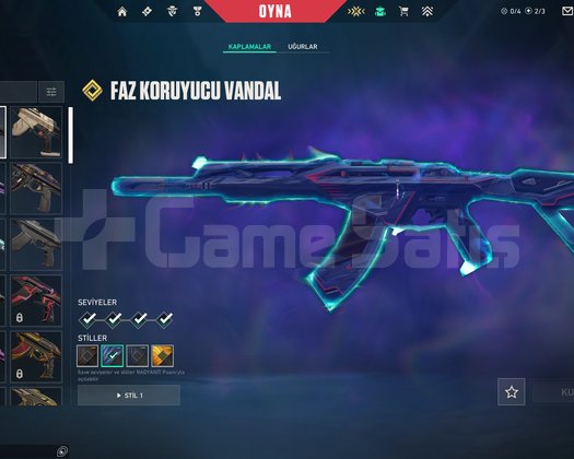 FAZ SETLİ VALORANT HESABI VCT BIÇAKLI
