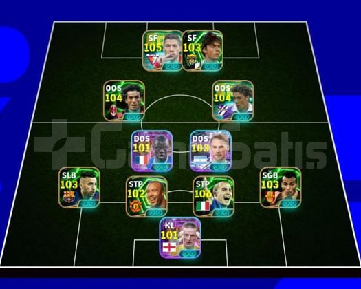 3220 KOLEKTİF 105 yamal 106 cannavaro