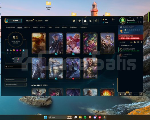 EUW PLAT 3 130 + CHAR+ TFT CHİBİLER