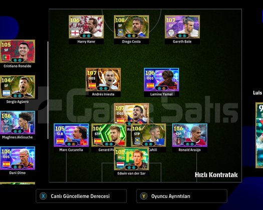 EFOOTBALL PC STEAM HESABI SATILIK +3290K