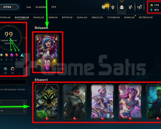 TR + 188 LVL + 99 KOSTÜM + 154 HERO!