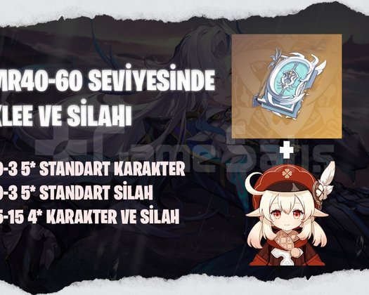 EU | MR40+ Klee + Kendi Silahı