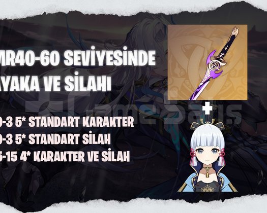 EU | MR40+ Kamisato Ayaka + Kendi Silahı