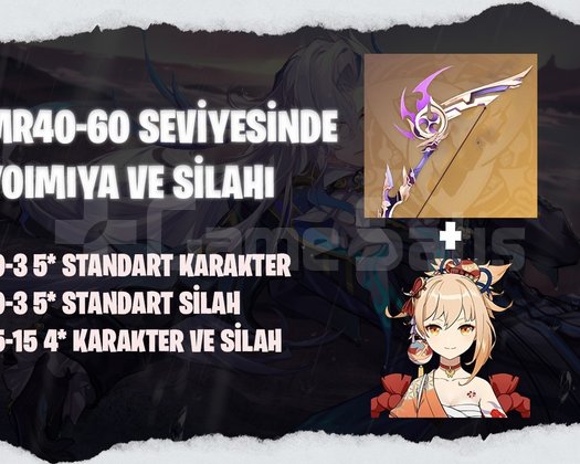 EU | MR40+ Yoimiya + Kendi Silahı
