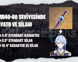 EU | MR40+ Kamisato Ayato + Kendi Silahı