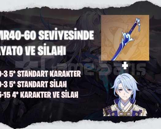 EU | MR40+ Kamisato Ayato + Kendi Silahı