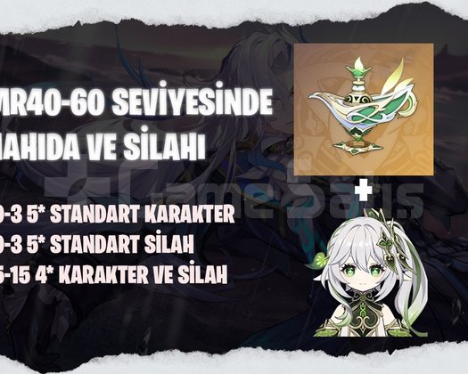 EU | MR40+ Nahida + Kendi Silahı