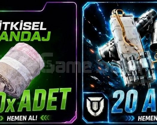 20x Orta Kalkan 50x Bitkisel Bandaj