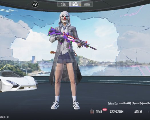 pubg maskaralı full hesap