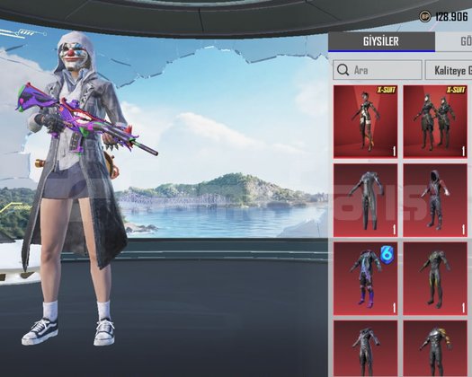 pubg maskaralı full hesap