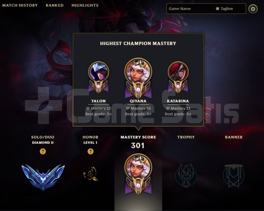 EUW qiyana talon katarina main