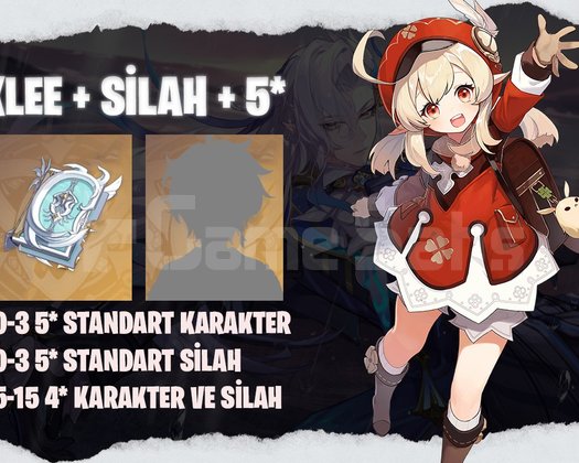 EU | MR40+ Klee + Silahı + 5*