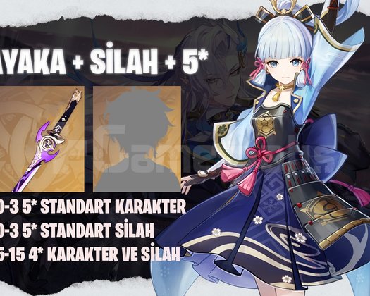 EU | MR40+ Kamisato Ayaka + Silahı + 5*