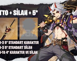 EU | MR40+ Arataki Itto + Silahı + 5*