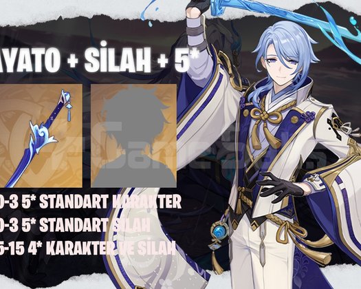 EU | MR40+ Kamisato Ayato + Silahı + 5*