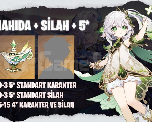 EU | MR40+ Nahida + Silahı + 5*