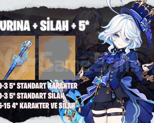 EU | MR40+ Furina + Silahı + 5*