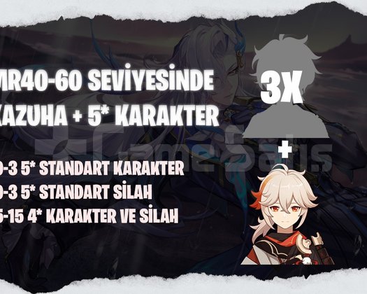 EU | MR40+ Kaedehara Kazuha + 3x5*