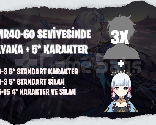 EU | MR40+ Kamisato Ayaka + 3x5*