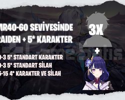 EU | MR40+ Raiden Shogun + 3x5*