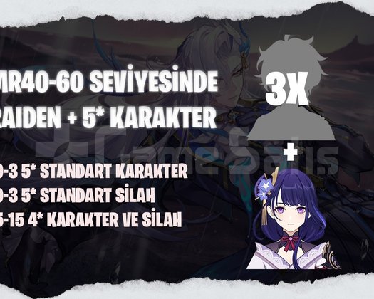 EU | MR40+ Raiden Shogun + 3x5*