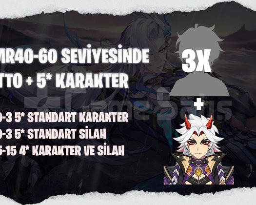 EU | MR40+ Arataki Itto + 3x5*