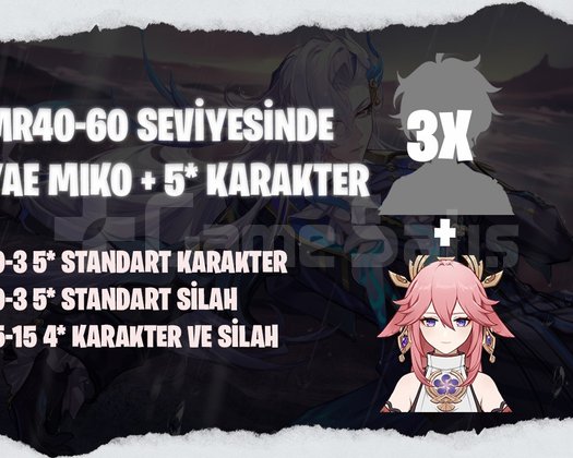 EU | MR40+ Yae Miko + 3x5*