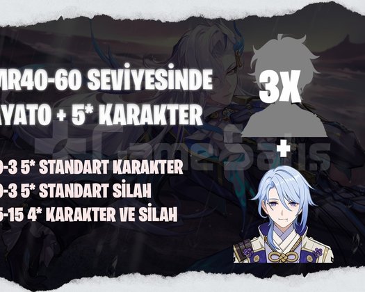 EU | MR40+ Kamisato Ayato + 3x5*