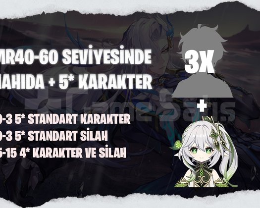 EU | MR40+ Nahida + 3x5*
