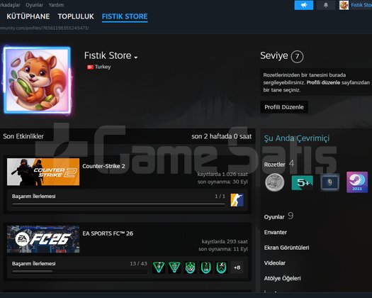 OTO | PRİME + 7-MADALYA + FACEİT + -TR-