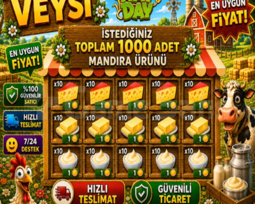 1000 adet mandıra krema-tereyağı-peynir