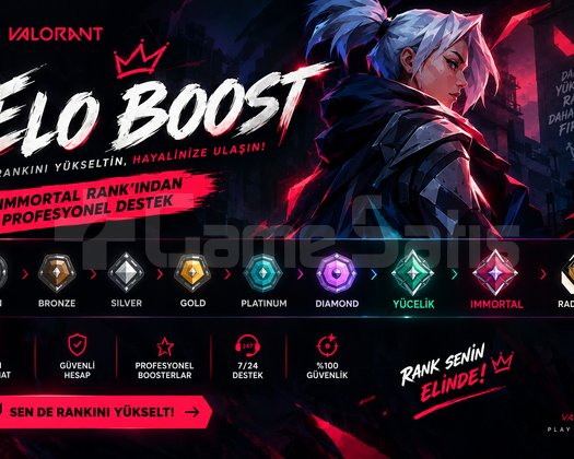Immortal Rank Valorant Boost | Hızlı