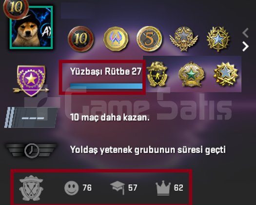 9 MADALYA + FACEIT SEÇKİN HESAP