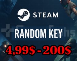 Steam Random Key 4.99 - 200 Dolar