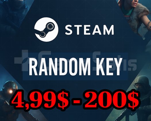 Steam Random Key 4.99 - 200 Dolar