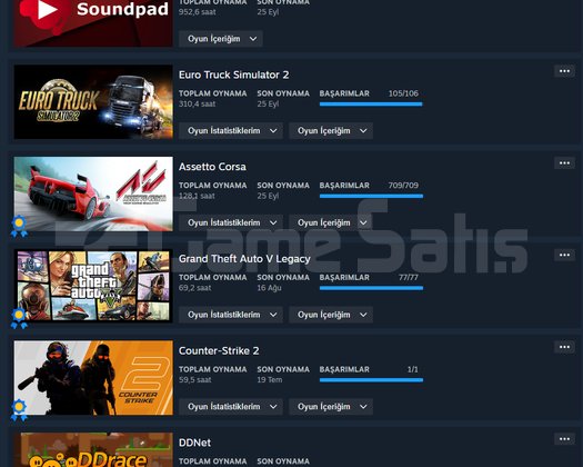 Acil Satılık Steam Hesabı