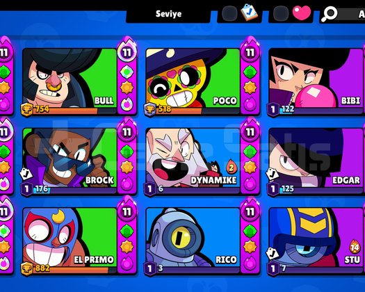 brawl stars hesabı