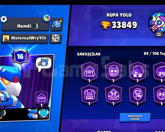 brawl stars hesabı