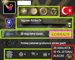 TR HESAP+4 MADALYA 110 WİN 270 SAAT