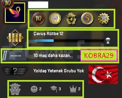 TR HESAP+ 5 MADALYA 141 WİN 376 SAAT