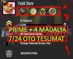 OTO | PRİME + 4-MADALYA + FACEİT + RDR 2