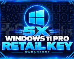 5X Windows 11 Pro Retail Key