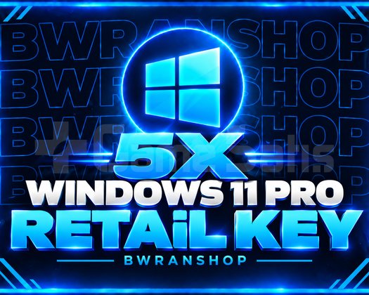 5X Windows 11 Pro Retail Key