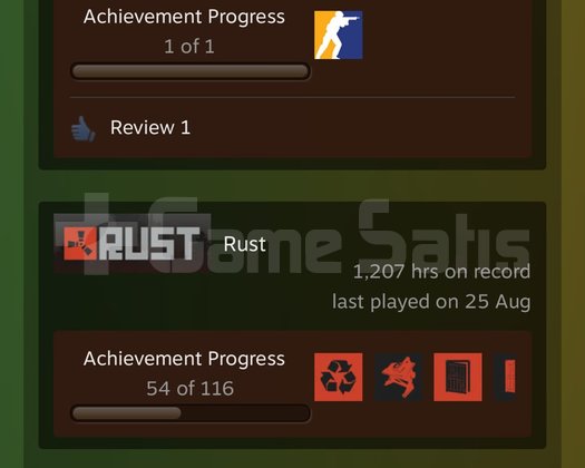 Steam dop dolu hesap