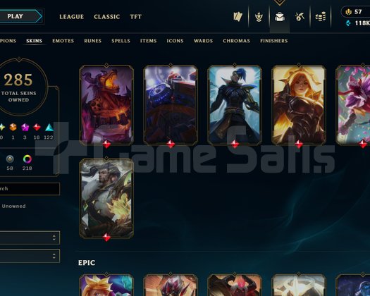 TR 285 SKIN! PLAT 2! 595 LVL! MAİL DEVİR