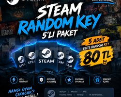 STEAM RANDOM KEY 5li PAKET