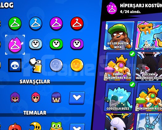 BRAWL STARS 74K 106 KARAKTERLİ HESAP