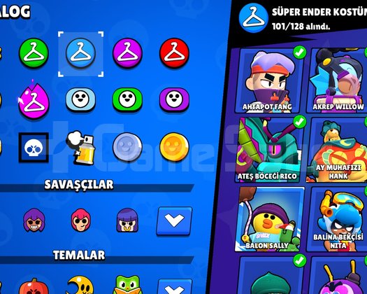 BRAWL STARS 74K 106 KARAKTERLİ HESAP