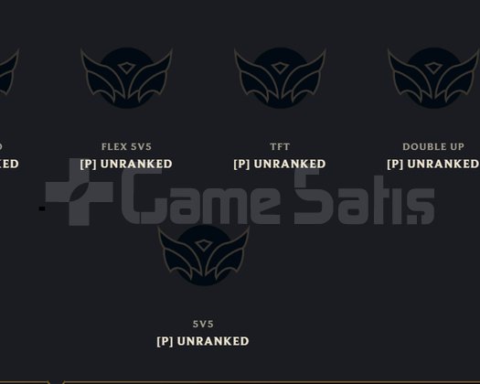 TR / UNRANKED HANDMADE FRESH HESAP